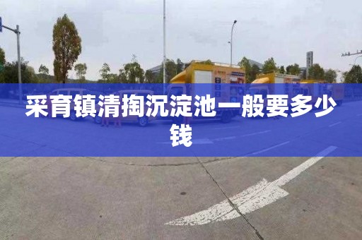 采育镇清掏沉淀池一般要多少钱