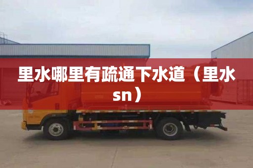 里水哪里有疏通下水道（里水sn）