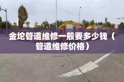 金坨管道维修一般要多少钱（管道维修价格）