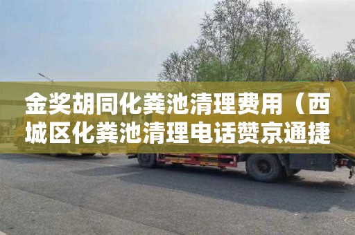金奖胡同化粪池清理费用（西城区化粪池清理电话赞京通捷）