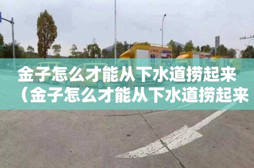 金子怎么才能从下水道捞起来（金子怎么才能从下水道捞起来呢）