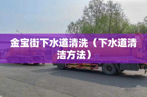 金宝街下水道清洗（下水道清洁方法）