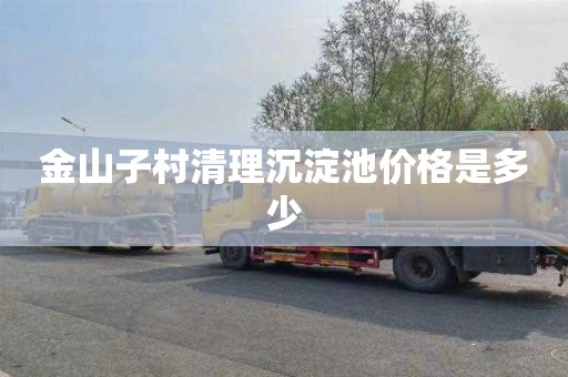 金山子村清理沉淀池价格是多少