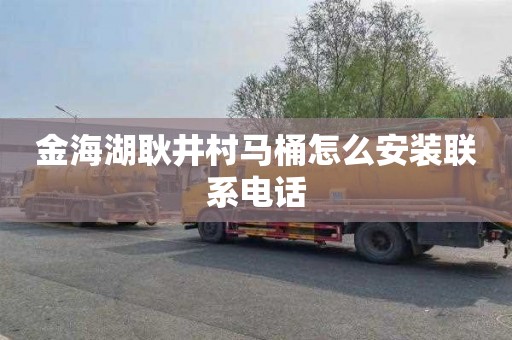 金海湖耿井村马桶怎么安装联系电话