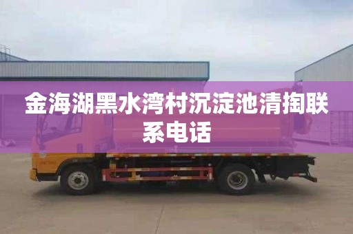 金海湖黑水湾村沉淀池清掏联系电话