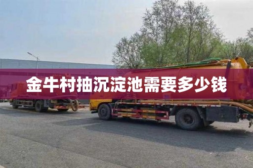 金牛村抽沉淀池需要多少钱