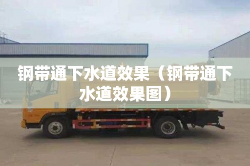 钢带通下水道效果（钢带通下水道效果图）