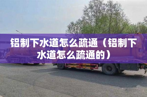 铝制下水道怎么疏通（铝制下水道怎么疏通的）