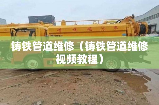 铸铁管道维修（铸铁管道维修视频教程）