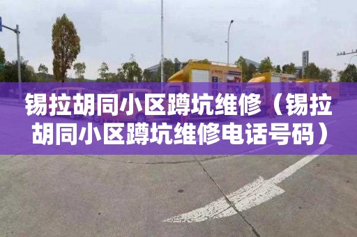锡拉胡同小区蹲坑维修（锡拉胡同小区蹲坑维修电话号码）