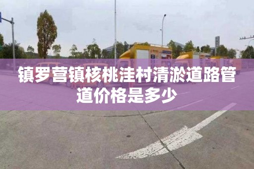 镇罗营镇核桃洼村清淤道路管道价格是多少