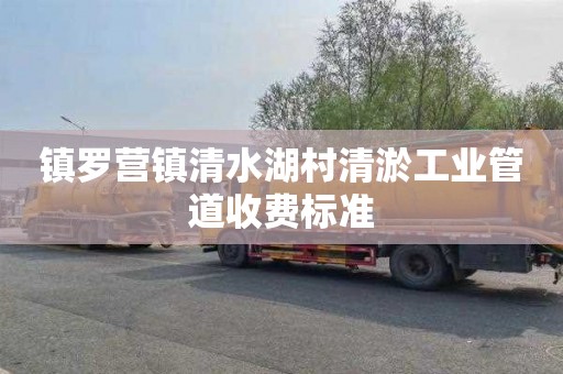 镇罗营镇清水湖村清淤工业管道收费标准