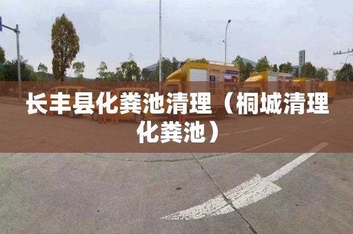 长丰县化粪池清理（桐城清理化粪池）