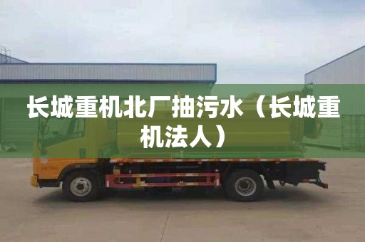 长城重机北厂抽污水（长城重机法人）