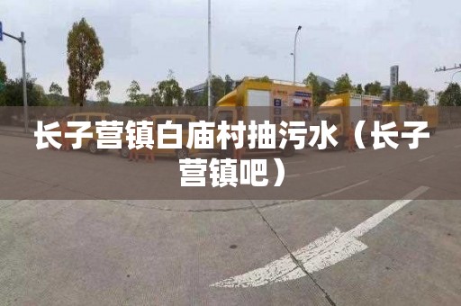 长子营镇白庙村抽污水（长子营镇吧）