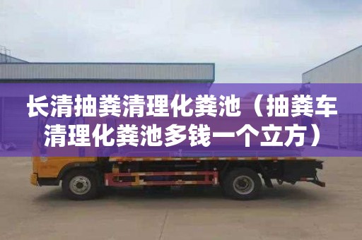 长清抽粪清理化粪池（抽粪车清理化粪池多钱一个立方）