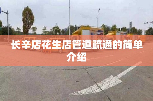 长辛店花生店管道疏通的简单介绍