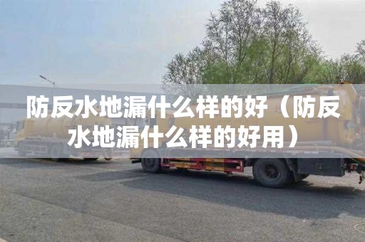 防反水地漏什么样的好（防反水地漏什么样的好用）