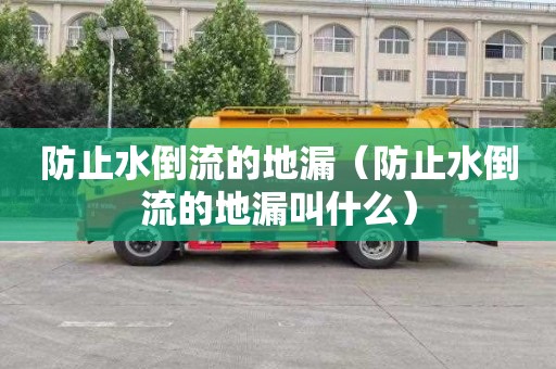 防止水倒流的地漏（防止水倒流的地漏叫什么）