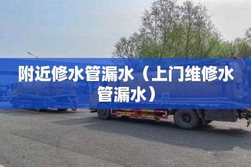 附近修水管漏水（上门维修水管漏水）