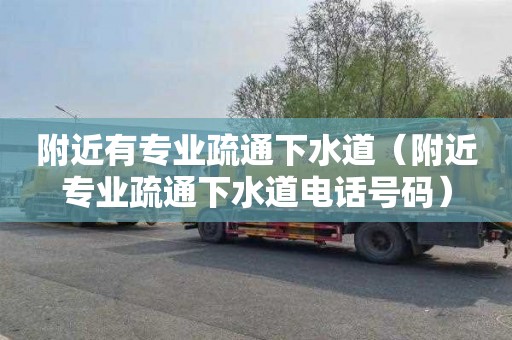 附近有专业疏通下水道（附近专业疏通下水道电话号码）