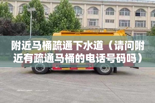 附近马桶疏通下水道（请问附近有疏通马桶的电话号码吗）