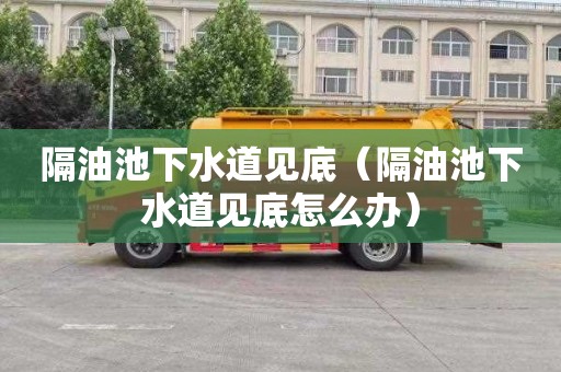隔油池下水道见底（隔油池下水道见底怎么办）