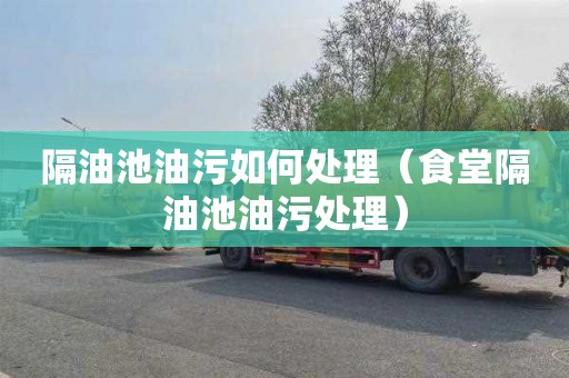 隔油池油污如何处理（食堂隔油池油污处理）