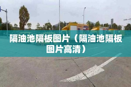 隔油池隔板图片（隔油池隔板图片高清）