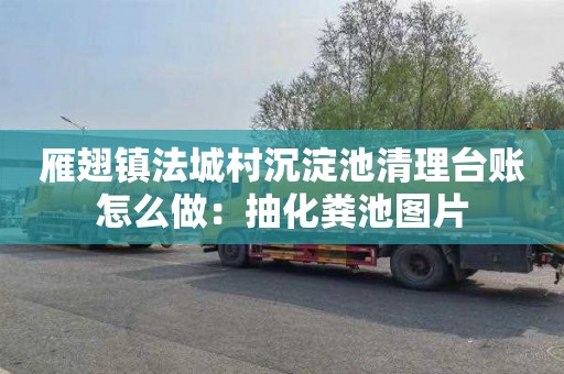 雁翅镇法城村沉淀池清理台账怎么做：抽化粪池图片