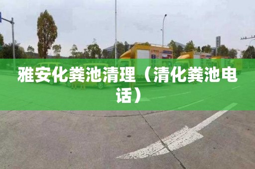 雅安化粪池清理（清化粪池电话）
