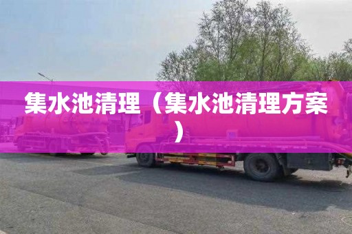 集水池清理（集水池清理方案）
