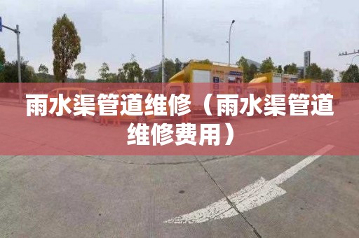 雨水渠管道维修（雨水渠管道维修费用）