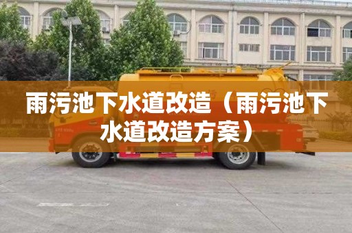 雨污池下水道改造（雨污池下水道改造方案）