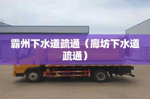 霸州下水道疏通（廊坊下水道疏通）