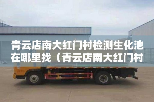 青云店南大红门村检测生化池在哪里找（青云店南大红门村改造）