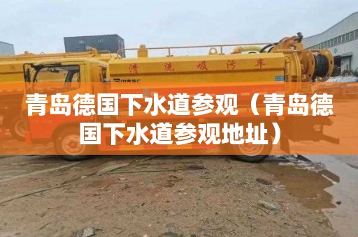 青岛德国下水道参观（青岛德国下水道参观地址）