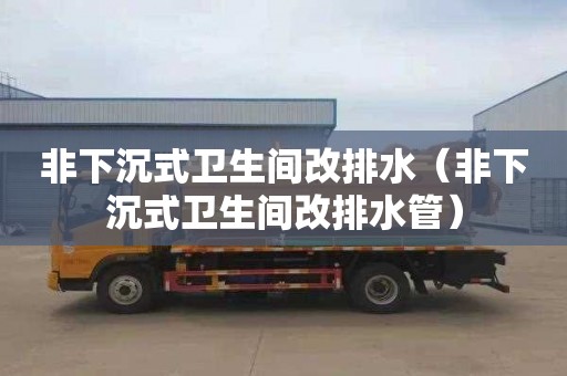 非下沉式卫生间改排水（非下沉式卫生间改排水管）