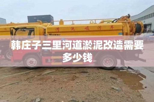 韩庄子三里河道淤泥改造需要多少钱