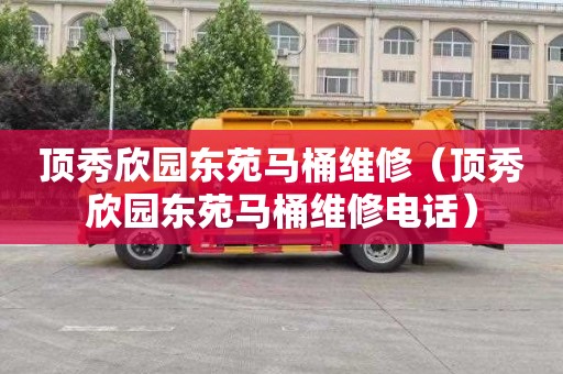 顶秀欣园东苑马桶维修（顶秀欣园东苑马桶维修电话）