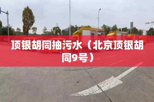 顶银胡同抽污水（北京顶银胡同9号）