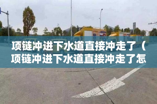 项链冲进下水道直接冲走了（项链冲进下水道直接冲走了怎么办）