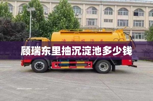 顾瑞东里抽沉淀池多少钱