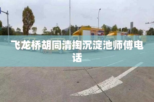 飞龙桥胡同清掏沉淀池师傅电话