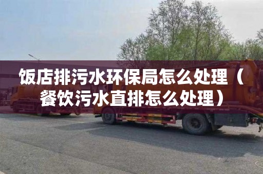 饭店排污水环保局怎么处理（餐饮污水直排怎么处理）