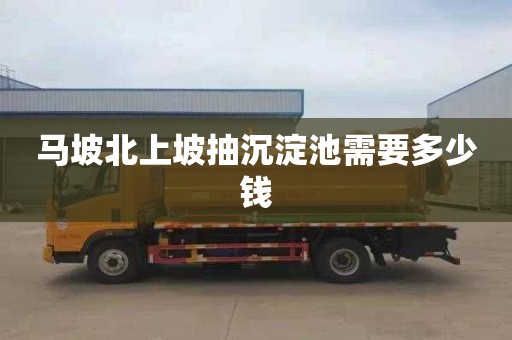 马坡北上坡抽沉淀池需要多少钱