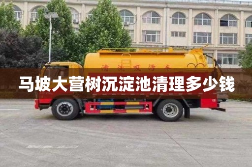 马坡大营树沉淀池清理多少钱
