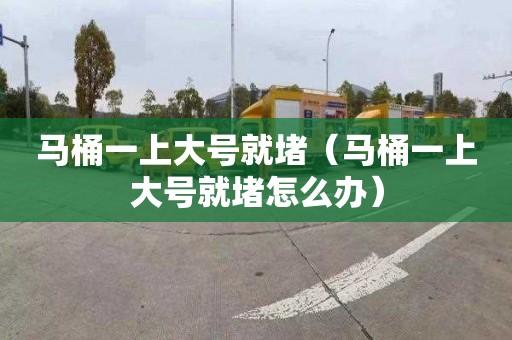 马桶一上大号就堵（马桶一上大号就堵怎么办）