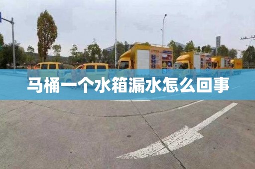 马桶一个水箱漏水怎么回事