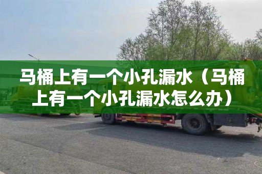 马桶上有一个小孔漏水（马桶上有一个小孔漏水怎么办）